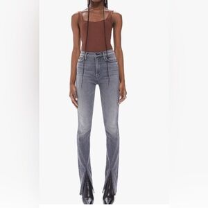 NWOT MOTHER Denim Rascal Split Jean